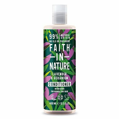 Se Balsam Lavendel & Geranium - Faith in Nature - 400 ml. hos Duft og Natur