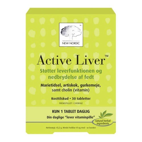 Billede af Active Liver - 30 tabletter hos Duft og Natur