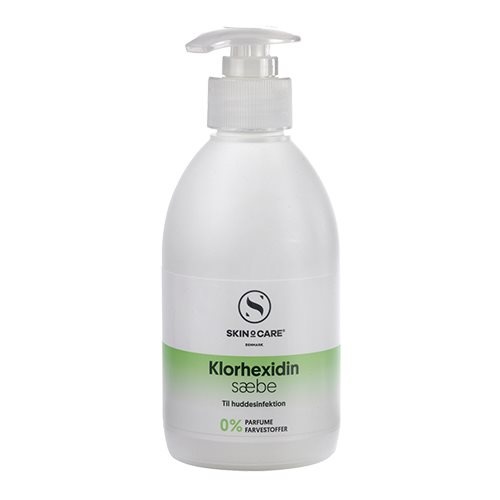 SkinOcare Klorhexidin sæbe &bull; 300ml.
