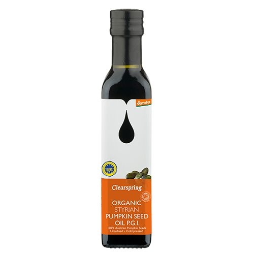 Billede af Clearspring Græskarkerne Olie (ristet) Økologisk - 250 ml. hos Duft og Natur