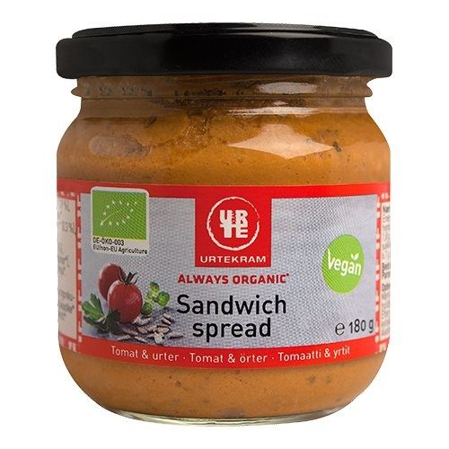 Billede af Sandwich spread Tomat/Urter Økologisk - 180 gram hos Duft og Natur
