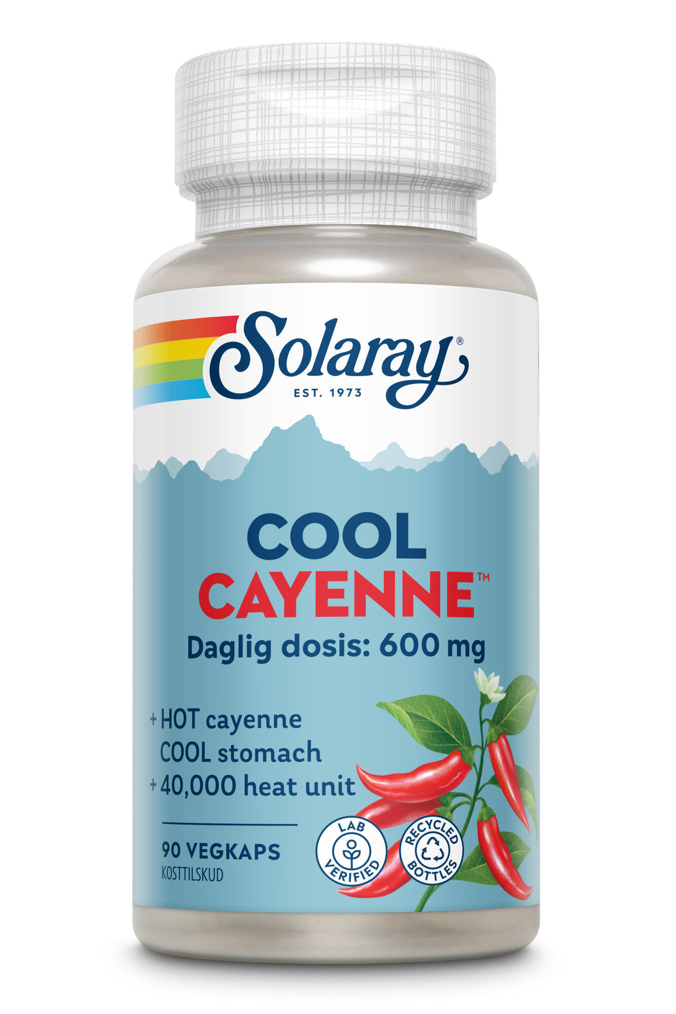 Billede af Cool Cayenne 300 mg - 90 kapsler hos Duft og Natur