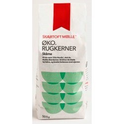 Skærfoft Mølle Rugkerner skårne Økologiske - 500 gram billede
