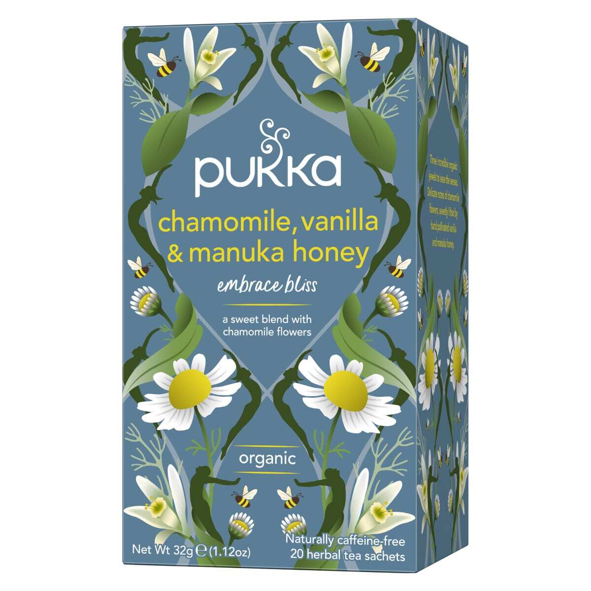Billede af Pukka Chamomile, Vanilla & Manuka honey tea 20 breve hos Duft og Natur