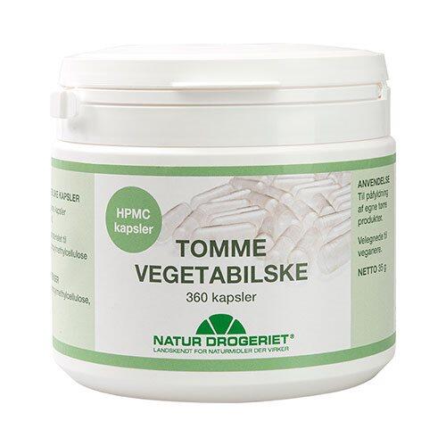 Billede af Vegetabilske kapsler, tomme - 360 kapsler